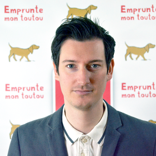 Thibaut Thibaut Pfeiffer, le CEO d'empruntemontoutou.com